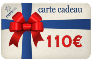 carte cadeau cryobar 110 €