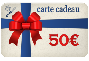 carte cadeau cryobar 50 &euro;