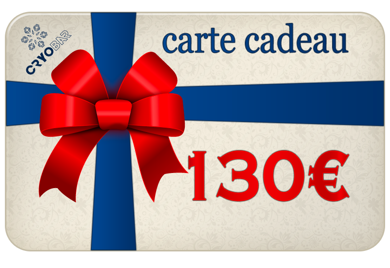 130 carte cadeau cryobar 110 €