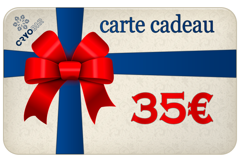 35 carte cadeau cryobar 26 €
